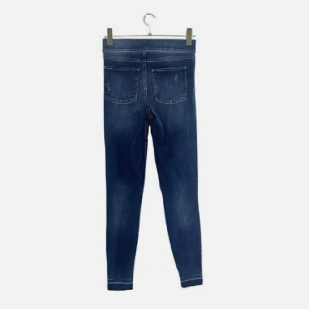 SPANX Distressed Ankle SkinnyJeans Size Medium, Medium Wash - Picture 5 of 16
